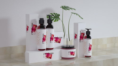 日用品化妆品场景搭建与食品渲染案例 视觉营销的艺术融合